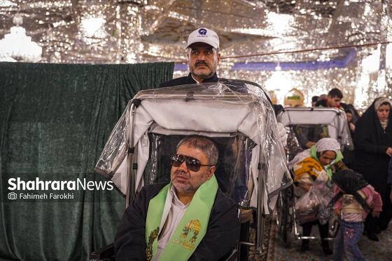 گزارش تصویری | تشّرف خانواده‌های زیارت اولی توانیاب به حرم مطهر رضوی