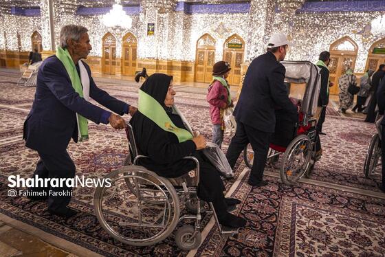 گزارش تصویری | تشّرف خانواده‌های زیارت اولی توانیاب به حرم مطهر رضوی