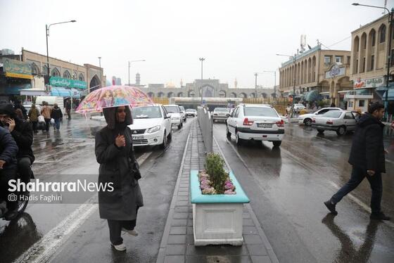 گزارش تصویری | بارش پاییزی باران در مشهد (۱۲ آذر ۱۴۰۴)