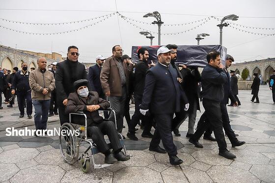 گزارش تصویری | مراسم تشییع پیکر همسر و فرزند معاون رئیس‌جمهور در مشهد