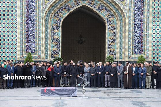 گزارش تصویری | مراسم تشییع پیکر همسر و فرزند معاون رئیس‌جمهور در مشهد