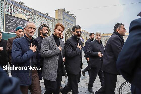 گزارش تصویری | مراسم تشییع پیکر همسر و فرزند معاون رئیس‌جمهور در مشهد