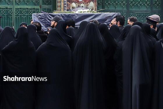 گزارش تصویری | مراسم تشییع پیکر همسر و فرزند معاون رئیس‌جمهور در مشهد