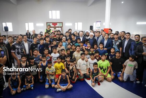 گزارش تصویری | افتتاح خانه کشتی طرقبه با حضور «محمدباقر قالیباف»