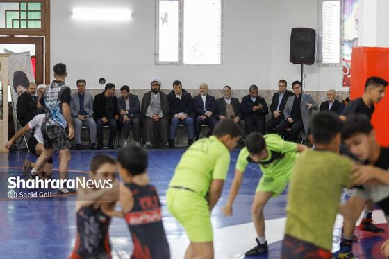 گزارش تصویری | افتتاح خانه کشتی طرقبه با حضور «محمدباقر قالیباف»