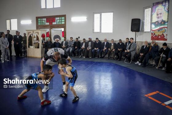 گزارش تصویری | افتتاح خانه کشتی طرقبه با حضور «محمدباقر قالیباف»