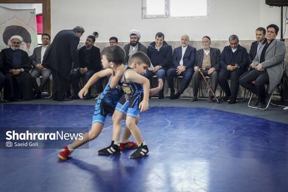 گزارش تصویری | افتتاح خانه کشتی طرقبه با حضور «محمدباقر قالیباف»