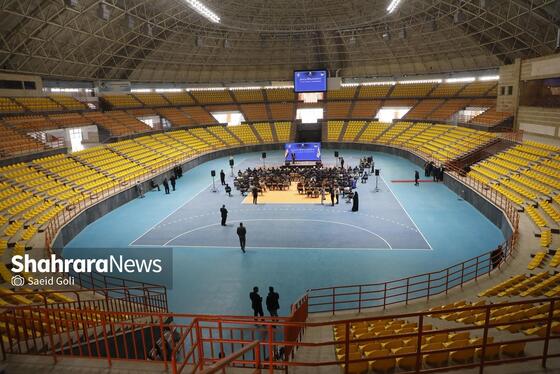 گزارش تصویری | مراسم افتتاح سالن ۶۵۰۰ نفری شهید رئیسی