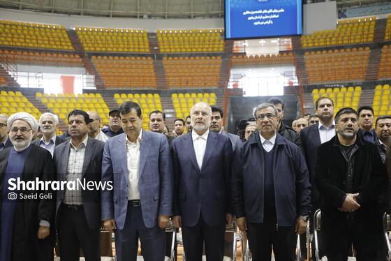گزارش تصویری | مراسم افتتاح سالن ۶۵۰۰ نفری شهید رئیسی
