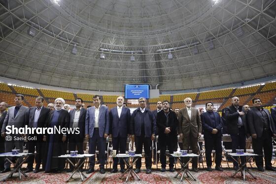 گزارش تصویری | مراسم افتتاح سالن ۶۵۰۰ نفری شهید رئیسی