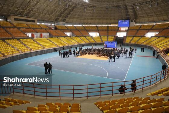 گزارش تصویری | مراسم افتتاح سالن ۶۵۰۰ نفری شهید رئیسی