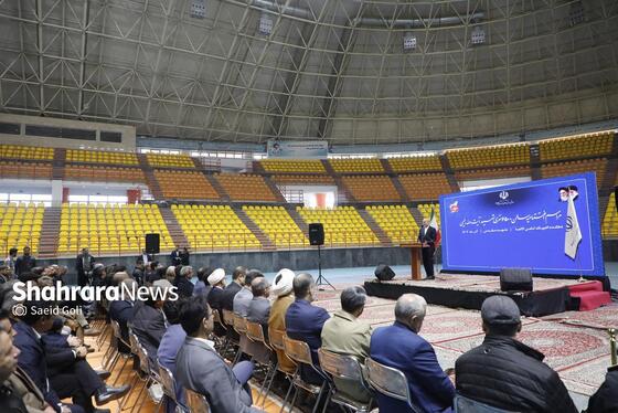 گزارش تصویری | مراسم افتتاح سالن ۶۵۰۰ نفری شهید رئیسی