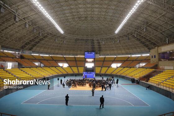 گزارش تصویری | مراسم افتتاح سالن ۶۵۰۰ نفری شهید رئیسی