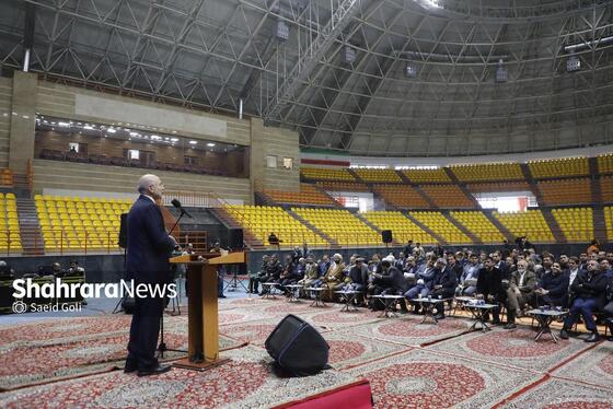 گزارش تصویری | مراسم افتتاح سالن ۶۵۰۰ نفری شهید رئیسی