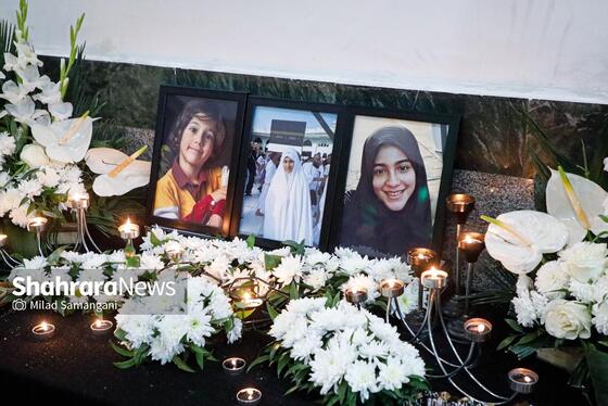 گزارش تصویری | مراسم ترحیم همسر و فرزندان معاون رئیس‌جمهور در مشهد