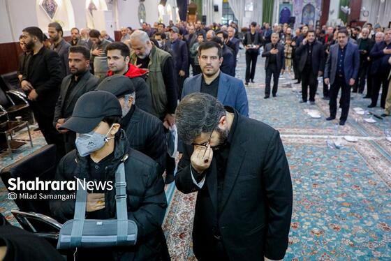 گزارش تصویری | مراسم ترحیم همسر و فرزندان معاون رئیس‌جمهور در مشهد