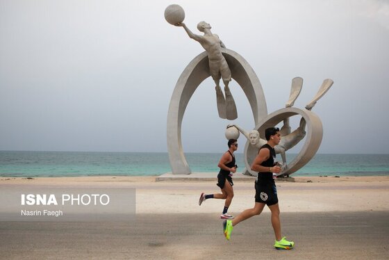 گزارش تصویری | مسابقه بزرگ دوی ماراتن کیش