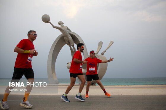گزارش تصویری | مسابقه بزرگ دوی ماراتن کیش