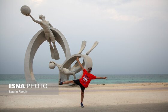 گزارش تصویری | مسابقه بزرگ دوی ماراتن کیش
