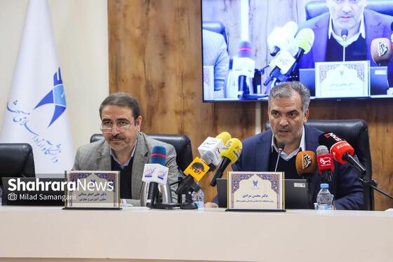 گزارش تصویری | نشست خبری دکتر محسن مرادی، رئیس دانشگاه آزاد اسلامی خراسان رضوی (۱۷ آذر ۱۴۰۴)