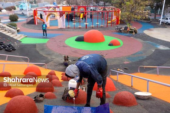 گزارش تصویری | بازدید از آخرین وضعیت پروژه‌های سازمان پارک‌ها و فضای سبز شهرداری مشهد (۱۸ آذر ۱۴۰۴)