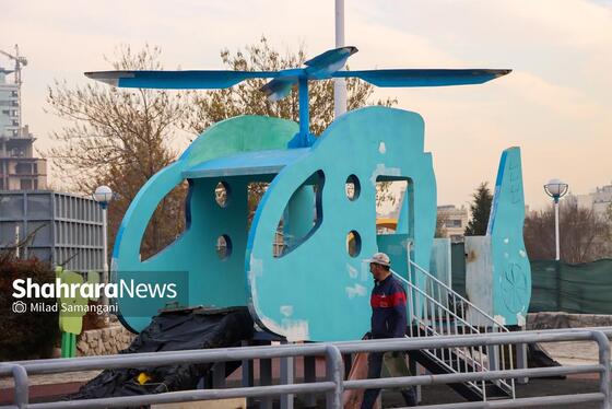 گزارش تصویری | بازدید از آخرین وضعیت پروژه‌های سازمان پارک‌ها و فضای سبز شهرداری مشهد (۱۸ آذر ۱۴۰۴)