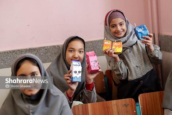 گزارش تصویری | آغاز توزیع شیر در مدارس خراسان رضوی