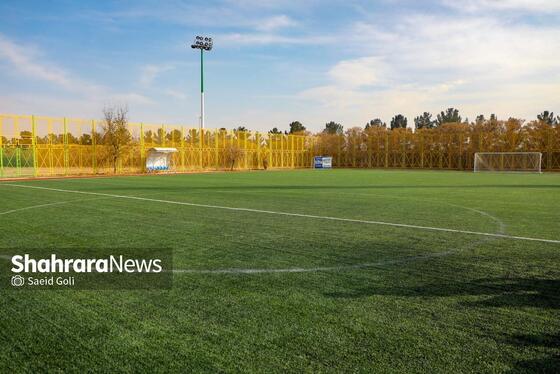 گزارش تصویری | آیین بهره‌برداری از زمین چمن مصنوعی بوستان «نصرت» و ۳۰ زمین چمن مصنوعی مینی‌فوتبال در مشهد