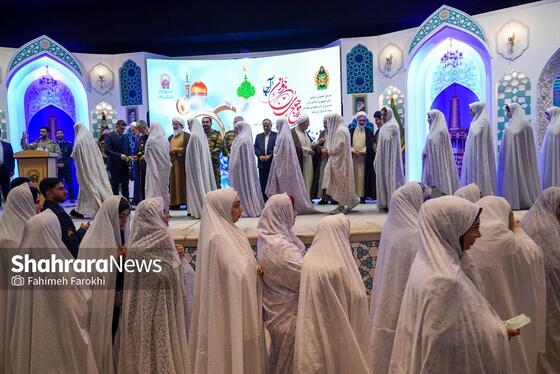 گزارش تصویری | مراسم اختتامیه همایش زوج های جوان ارتش جمهوری اسلامی