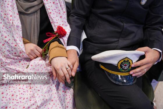 گزارش تصویری | مراسم اختتامیه همایش زوج های جوان ارتش جمهوری اسلامی