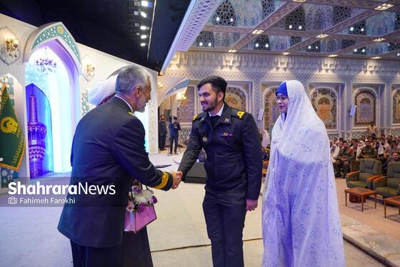 گزارش تصویری | مراسم اختتامیه همایش زوج های جوان ارتش جمهوری اسلامی