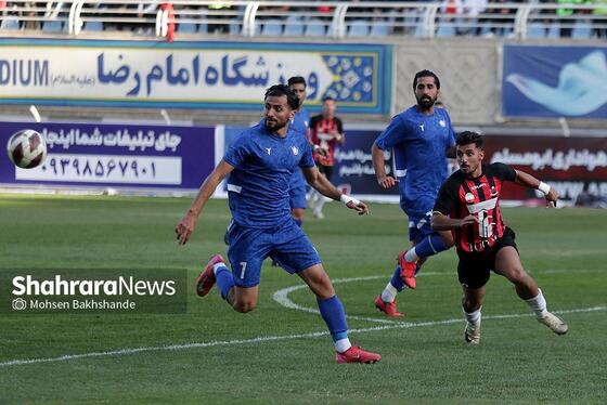 گزارش تصویری | لیگ دسته سوم فوتبال | مسابقه فوتبال ابومسلم ثامن مشهد و صالحین تهران