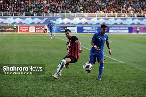 گزارش تصویری | لیگ دسته سوم فوتبال | مسابقه فوتبال ابومسلم ثامن مشهد و صالحین تهران
