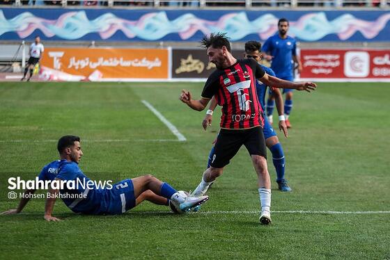 گزارش تصویری | لیگ دسته سوم فوتبال | مسابقه فوتبال ابومسلم ثامن مشهد و صالحین تهران