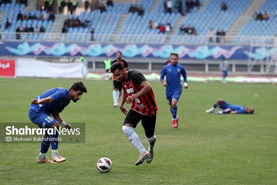 گزارش تصویری | لیگ دسته سوم فوتبال | مسابقه فوتبال ابومسلم ثامن مشهد و صالحین تهران