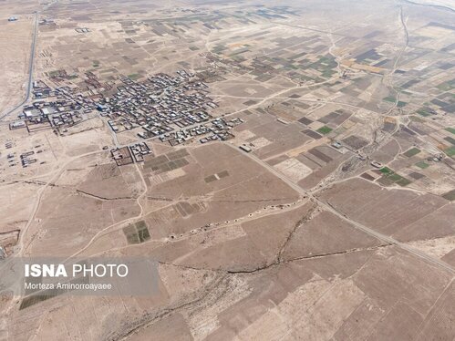 گزارش تصویری | عمیق‌ترین شکاف فرونشست کشور - نیشابور