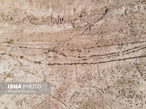 گزارش تصویری | عمیق‌ترین شکاف فرونشست کشور - نیشابور