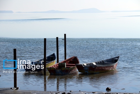 گزارش تصویری | افزایش ۴۰ سانتی تراز دریاچه ارومیه