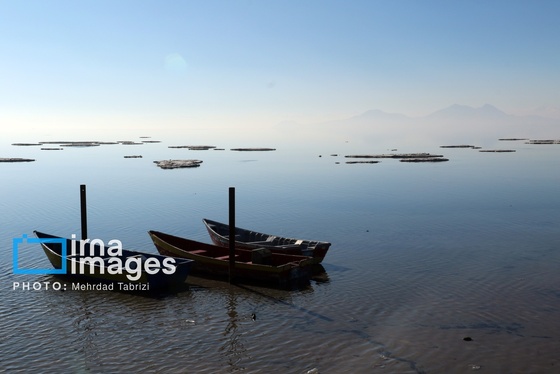 گزارش تصویری | افزایش ۴۰ سانتی تراز دریاچه ارومیه