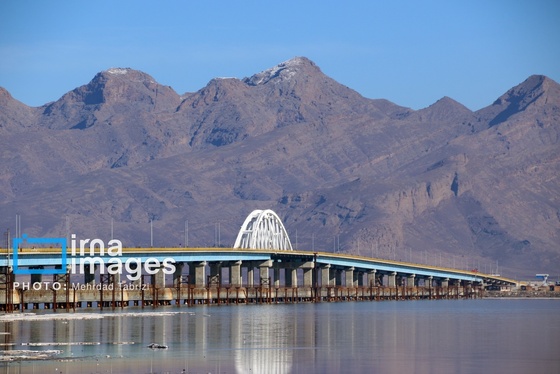 گزارش تصویری | افزایش ۴۰ سانتی تراز دریاچه ارومیه