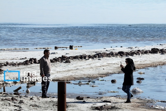 گزارش تصویری | افزایش ۴۰ سانتی تراز دریاچه ارومیه