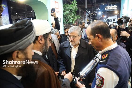 گزارش تصویری | افتتاحیه سیزدهمین نمایشگاه تخصصی مدیریت شهری، خدمات شهری، حمل‌ونقل و ترافیک شهری در مشهد