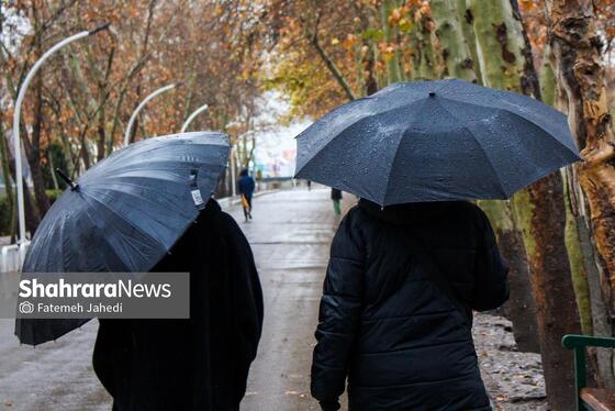 گزارش تصویری | بارش نخستین برف پاییزی در مشهد