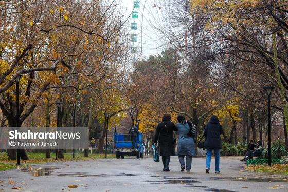 گزارش تصویری | بارش نخستین برف پاییزی در مشهد