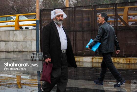 گزارش تصویری | بارش نخستین برف پاییزی در مشهد