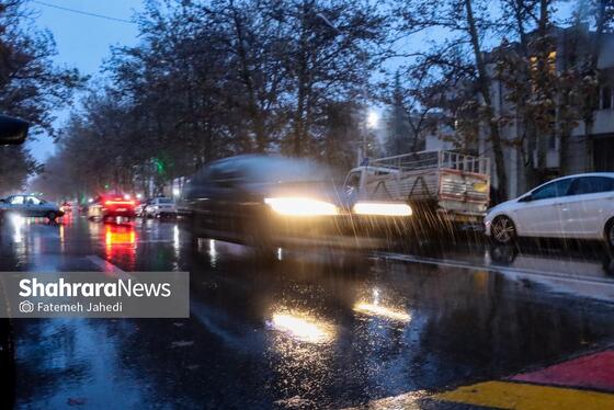 گزارش تصویری | بارش نخستین برف پاییزی در مشهد