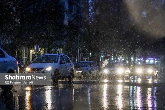 گزارش تصویری | بارش نخستین برف پاییزی در مشهد