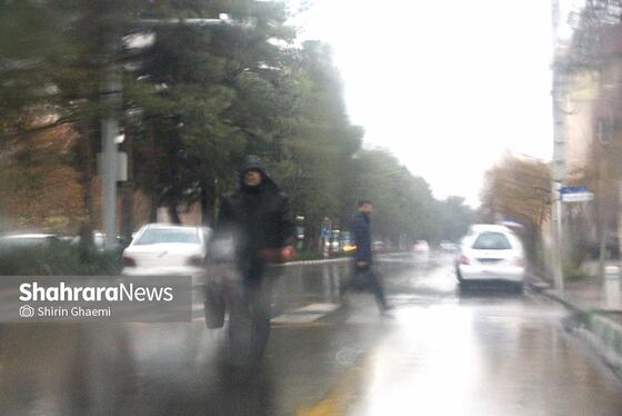 گزارش تصویری | بارش نخستین برف پاییزی در مشهد 2