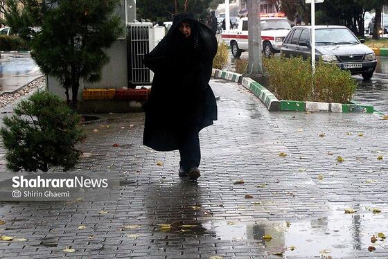 گزارش تصویری | بارش نخستین برف پاییزی در مشهد 2