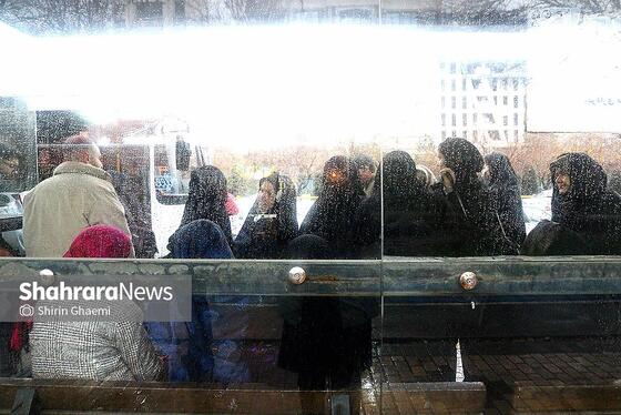 گزارش تصویری | بارش نخستین برف پاییزی در مشهد 2